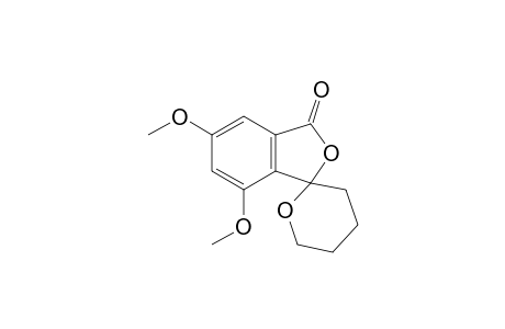 5,7-Dimethoxy-3',4',5',6'-tetrahydrospiro[isobenzofuran-1'(3H),2'-pyran]-3-one