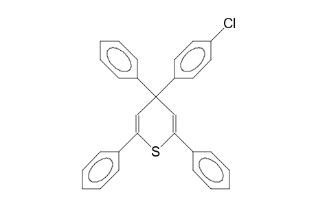 4-(4-Chloro-phenyl)-2,4,6-triphenyl-4H-thiopyran