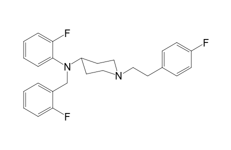 N-2-Fluorobenzyl-N-2-fluorophenyl-1-[2-(4-fluorophenyl)ethyl]piperidin-4-amine