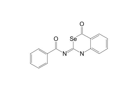 2-BENZOYLIMINO-1H,4H-BENZO-[D]-[3,1]-SELENAZINE-4-ONE