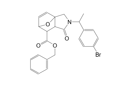 benzyl 3-[1-(4-bromophenyl)ethyl]-4-oxo-10-oxa-3-azatricyclo[5.2.1.0~1,5~]dec-8-ene-6-carboxylate