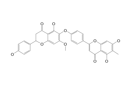 TAIWANHOMOFLAVONE-B;6-C-METHYL-2'',3''-DIHYDROISOCRYTOMERIN