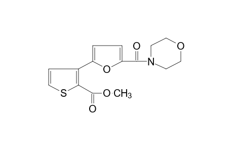 3-[5-(MORPHOLINOCARBONYL)-2-FURYL]-2-THIOPHENECARBOXYLIC ACID, METHYL ESTER