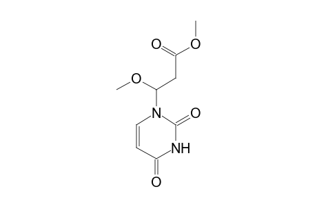 3-(2,4-diketopyrimidin-1-yl)-3-methoxy-propionic acid methyl ester