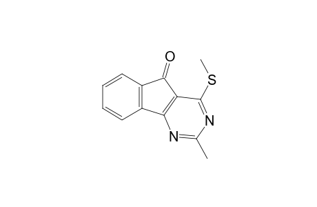2-Methyl-4-methylsulfanylindeno[1,2-d]pyrimidin-5-one