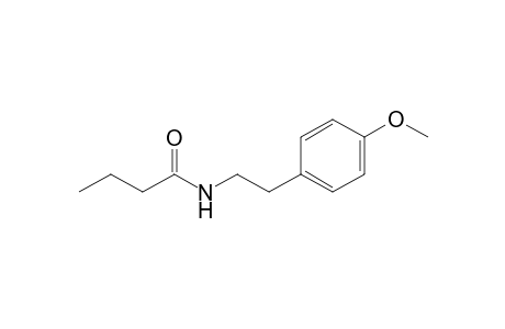 N-[2-(4-methoxyphenyl)ethyl]butanamide