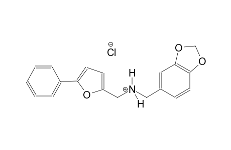 1,3-benzodioxole-5-methanaminium, N-[(5-phenyl-2-furanyl)methyl]-, chloride