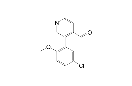 3-(5-CHLORO-2-METHOXYPHENYL)-ISONICOTINALDEHYDE