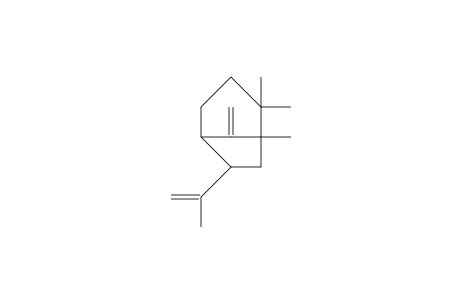 1,2,2-Trimethyl-8-methylene-6-(1-methyl-vinyl)-(3.2.1)bicyclooctane