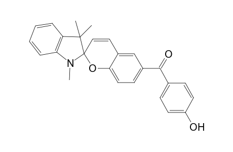 6-(Hydroxyphenylcarbonyl)spiro[2H chromene-2,2'-1',3',3'-trimethylindoline]