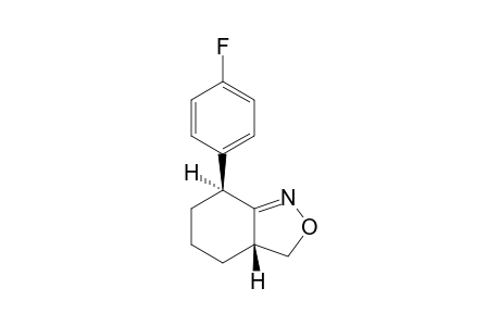 trans-3,3a,4,5,6,7-Hexahydro-7-(4-fluorophenyl)cyclohexa[c]isoxazole