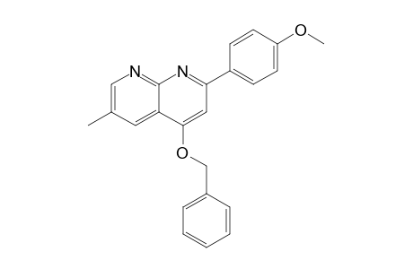 2-(4-methoxyphenyl)-6-methyl-4-phenylmethoxy-1,8-naphthyridine