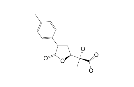 2-C-(2,5-DIHYDRO-2-OXO-3-PARA-METHYLPHENYLFUR-5-YL)-LACTIC-ACID