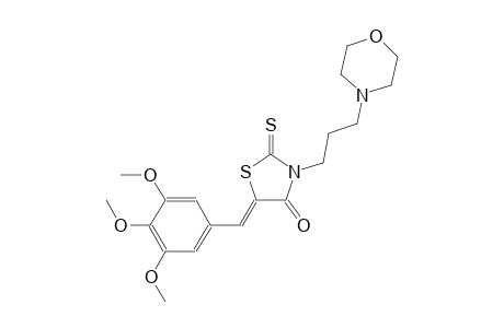 (5Z)-3-[3-(4-morpholinyl)propyl]-2-thioxo-5-(3,4,5-trimethoxybenzylidene)-1,3-thiazolidin-4-one