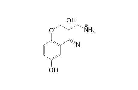 Bunitrolol-M/artifact (HO-aryl) MS3