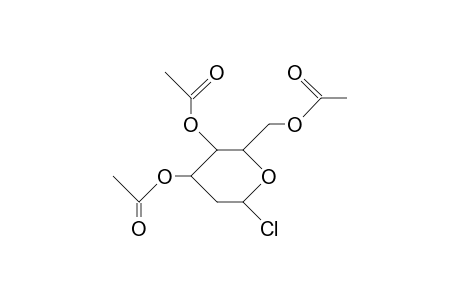 3,4,6-Tri-O-acetyl-1,2-dideoxy-1-chloro-D-arabino-hexopyranose