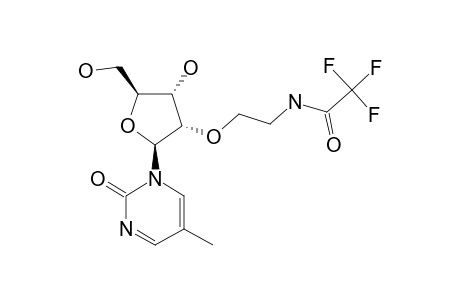 5-METHYL-1-[2'-O-(2-TRIFLUOROACETAMIDO)-ETHYL-BETA-D-RIBOFURANOSYL]-2-PYRIMIDINONE