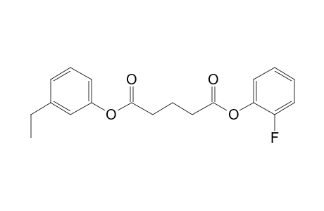 Glutaric acid, 2-fluorophenyl 3-ethylphenyl ester