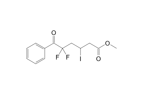 Methyl 5,5-difluoro-3-iodo-6-oxo-6-phenylhexanoate