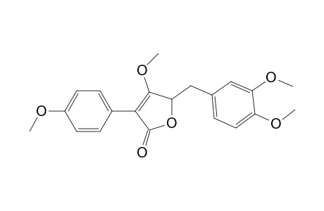 2-[(3,4-dimethoxyphenyl)methyl]-3-methoxy-4-(4-methoxyphenyl)-2H-furan-5-one