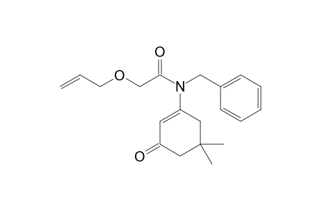 2-Allyloxy,N-Benzyl-N-(5,5-dimethyl-3-oxocyclohex-1-enyl)acetamide
