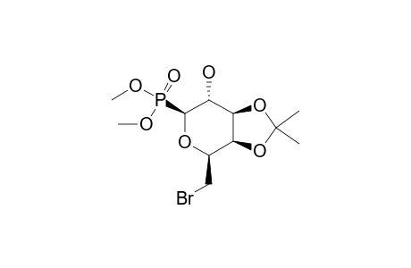 6-BrOMO-6-DEOXY-3,4-O-ISOPROPYLIDENE-BETA-D-GALACTOPYRANOSYLPHOSPHONIC-ACID-DIMETHYLESTER