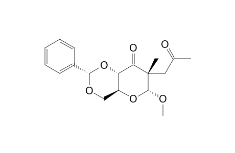 METHYL_4,6-BENZYLIDENE-2-DEOXY-2-C-METHYL-2-C-PROPANONE-ALPHA-D-ERYTHRO-HEXOPYRANOSID-3-ULOSE