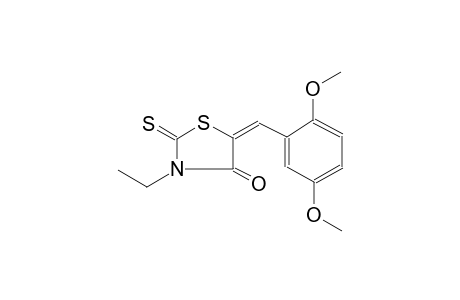 (5E)-5-(2,5-dimethoxybenzylidene)-3-ethyl-2-thioxo-1,3-thiazolidin-4-one