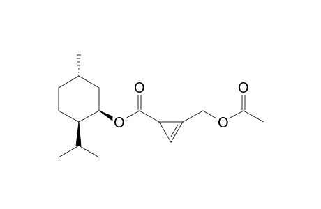 (1S,2R,5S)-Menthyl 2-(acetoxymethyl)cycloprop-2-en-1-carboxylate