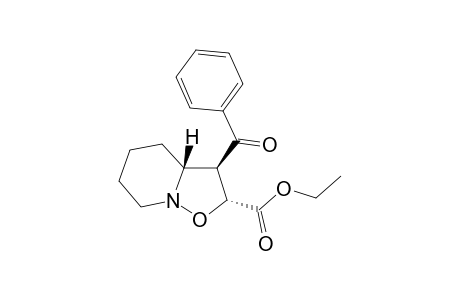 (2R,3R,3aR)-3-benzoyl-3,3a,4,5,6,7-hexahydro-2H-isoxazolo[2,3-a]pyridine-2-carboxylic acid ethyl ester