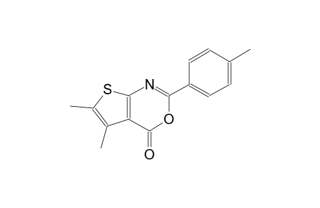5,6-dimethyl-2-(4-methylphenyl)-4H-thieno[2,3-d][1,3]oxazin-4-one