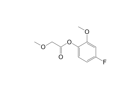 2-Methoxyacetic acid, 2-methoxy-4-fluorophenyl ester
