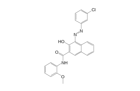 3-Chloroaniline -> 2-hydroxynaphthoic arylide-2-methoxyanilide