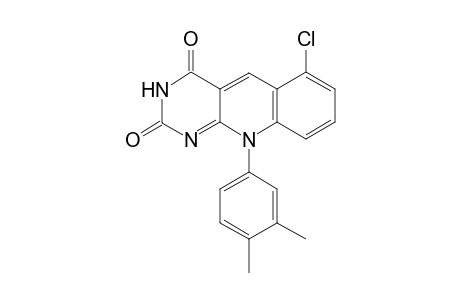 6-Chloranyl-10-(3,4-dimethylphenyl)pyrimido[4,5-b]quinoline-2,4-dione