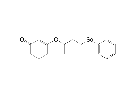 2-Cyclohexen-1-one, 2-methyl-3-[1-methyl-3-(phenylseleno)propoxy]-, (.+-.)-