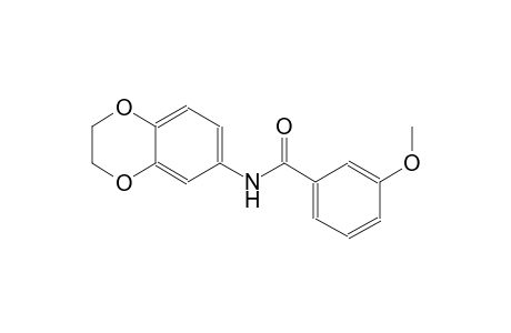 benzamide, N-(2,3-dihydro-1,4-benzodioxin-6-yl)-3-methoxy-