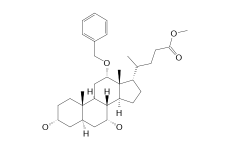 METHYL-12-BENZYLOXY-3,7-DIHYDROXYCHOLANOATE
