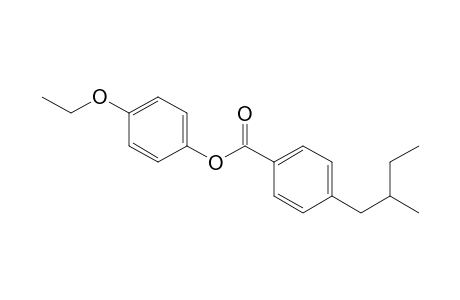 Benzoic acid, 4-(2-methylbutyl)-, 4-ethoxyphenyl ester
