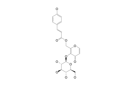 BOCHIOSIDE_B;7-O-PARA-COUMAROYLHYDROXYMALTOL_3-O-BETA-D-GLUCOPYRANOSIDE