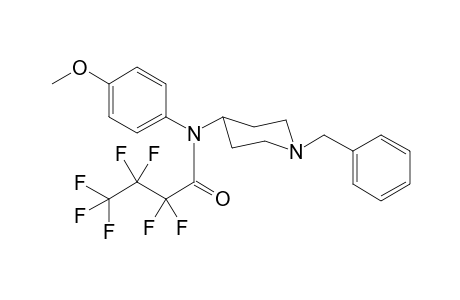 2,2,3,3,4,4,4-Heptafluoro-N-(4-methoxyphenyl)-N-(1-benzylpiperidin-4-yl)butanamide