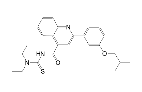 N,N-diethyl-N'-{[2-(3-isobutoxyphenyl)-4-quinolinyl]carbonyl}thiourea