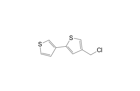 4-(chloromethyl)-2-(3-thienyl)thiophene