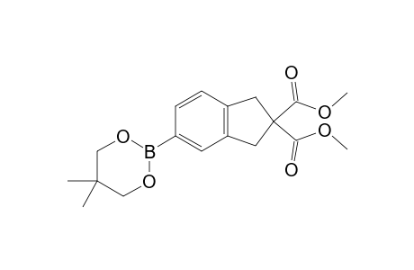 5,5-Dimethyl-2-[2',2'-(dimethoxycarbonyl)-2',3'-dihydro-1'H-inden-5'-yl]-1,3,2-dioxaborinane