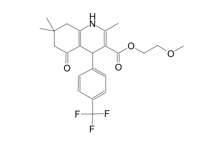 3-quinolinecarboxylic acid, 1,4,5,6,7,8-hexahydro-2,7,7-trimethyl-5-oxo-4-[4-(trifluoromethyl)phenyl]-, 2-methoxyethyl ester
