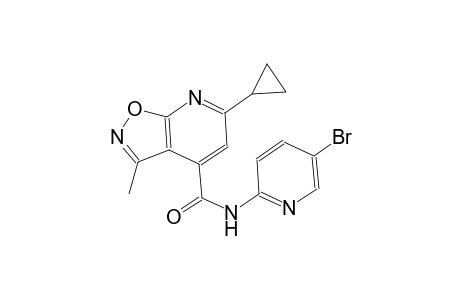 isoxazolo[5,4-b]pyridine-4-carboxamide, N-(5-bromo-2-pyridinyl)-6-cyclopropyl-3-methyl-