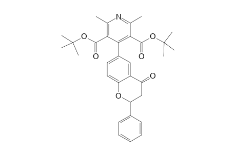 di(t-Butyl) 1,4-dihydro-2,6-dimethyl-4-(2'-phenyl-4H-[1']benzopyran-4'-oxo-6'-yl)-3,5-pyridinedicarboxylate