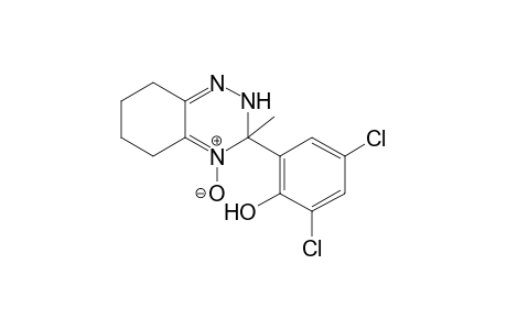 2,4-Dichloro-6-(3-methyl-4-oxido-2,3,5,6,7,8-hexahydro-1,2,4-benzotriazin-3-yl)phenol