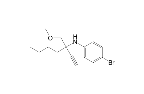N-[3-(Methoxymethyl)hept-1-yn-3-yl]-4-bromoaniline