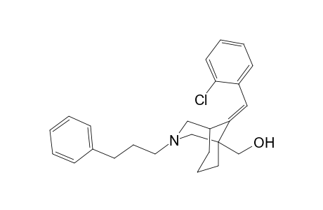 (E)-{9-(2-Chlorobenzylidene)-3-(3-pheny-lpropyl)-3-azabicyclo[3.3.1]nonan-1-yl}methanol