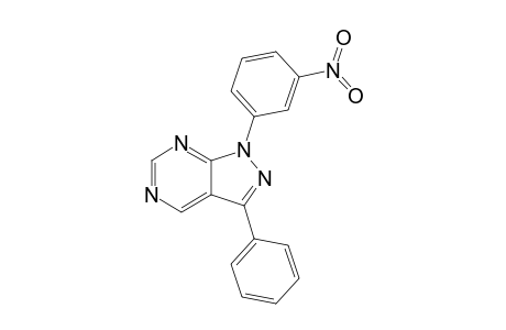 1-(3-Nitrophenyl)-3-phenyl-1H-pyrazolo[3,4-d]pyrimidine